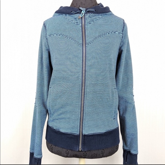 lululemon athletica Jackets & Blazers - Lululemon Striped Bliss Break Hoodie